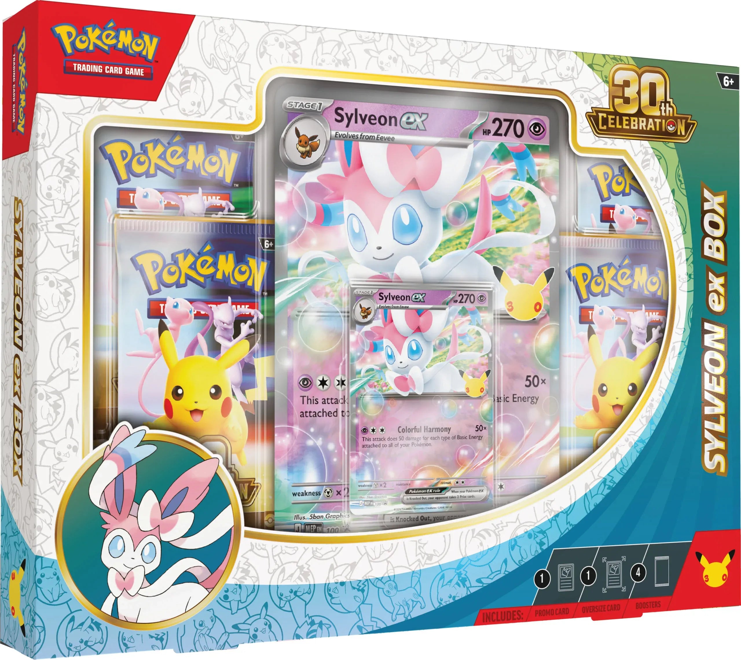 Pokémon 30° anniversario - Collezione Sylveon EX - DraKarta TCG Store